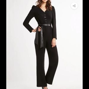 Elie Tahari Campbell Long-sleeve Jumpsuit